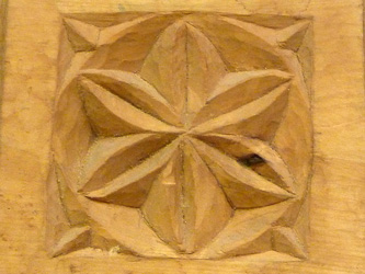 Star woodcarving
