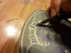 Rytí textu Ex Libris