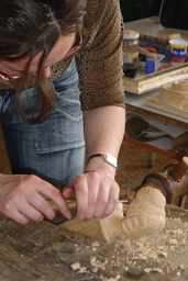 Small head carving